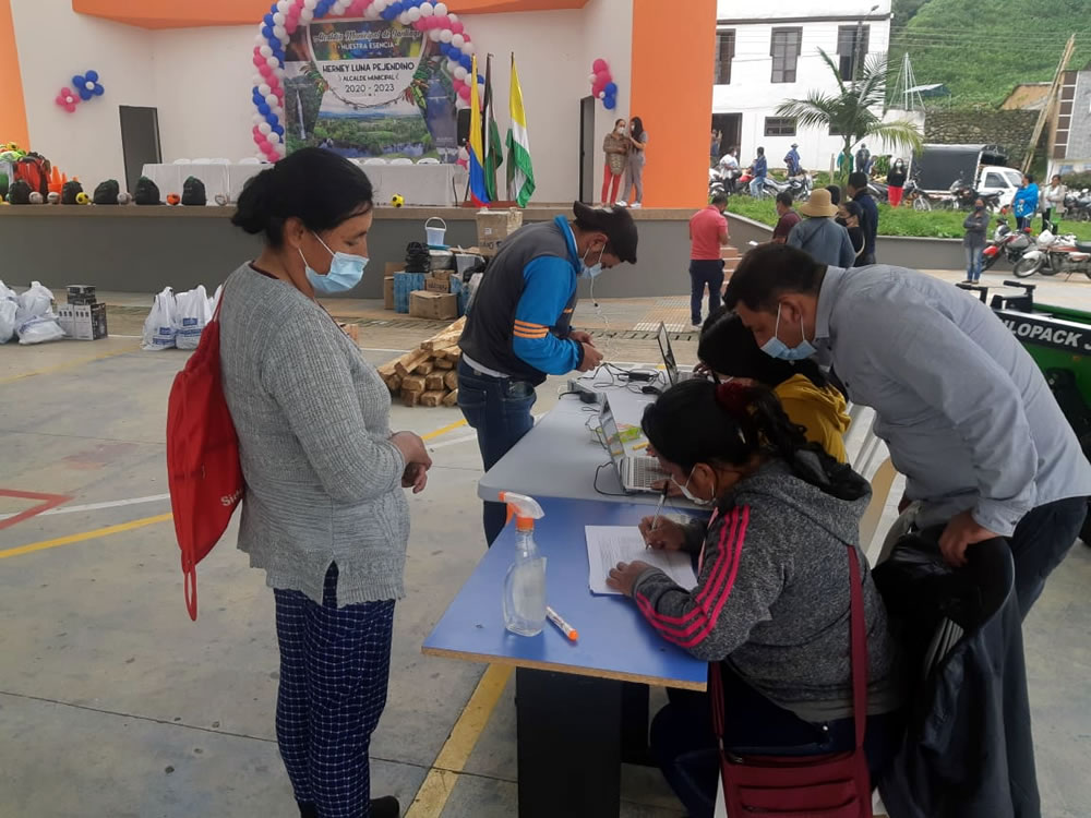 Prosperidad Social entregó donaciones en el municipio de Santiago, Putumayo