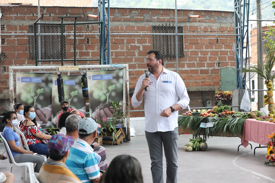 9.000 familias en Antioquia se inician como agricultores urbanos