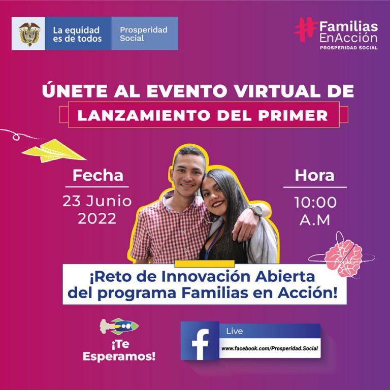 Evento Virtual - Reto de Innovación Abierta del programa Familias en Acción