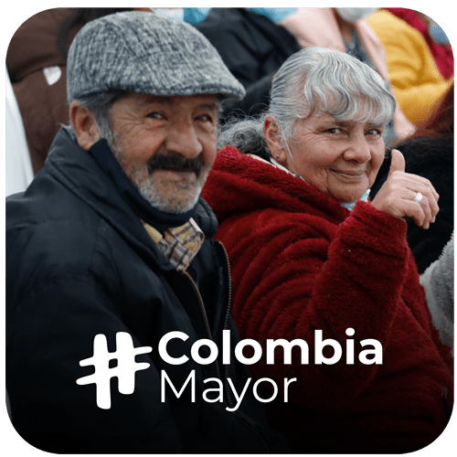 Botón de acceso a la sección Colombia Mayor