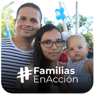 Botón de acceso a la sección Familias en Acción