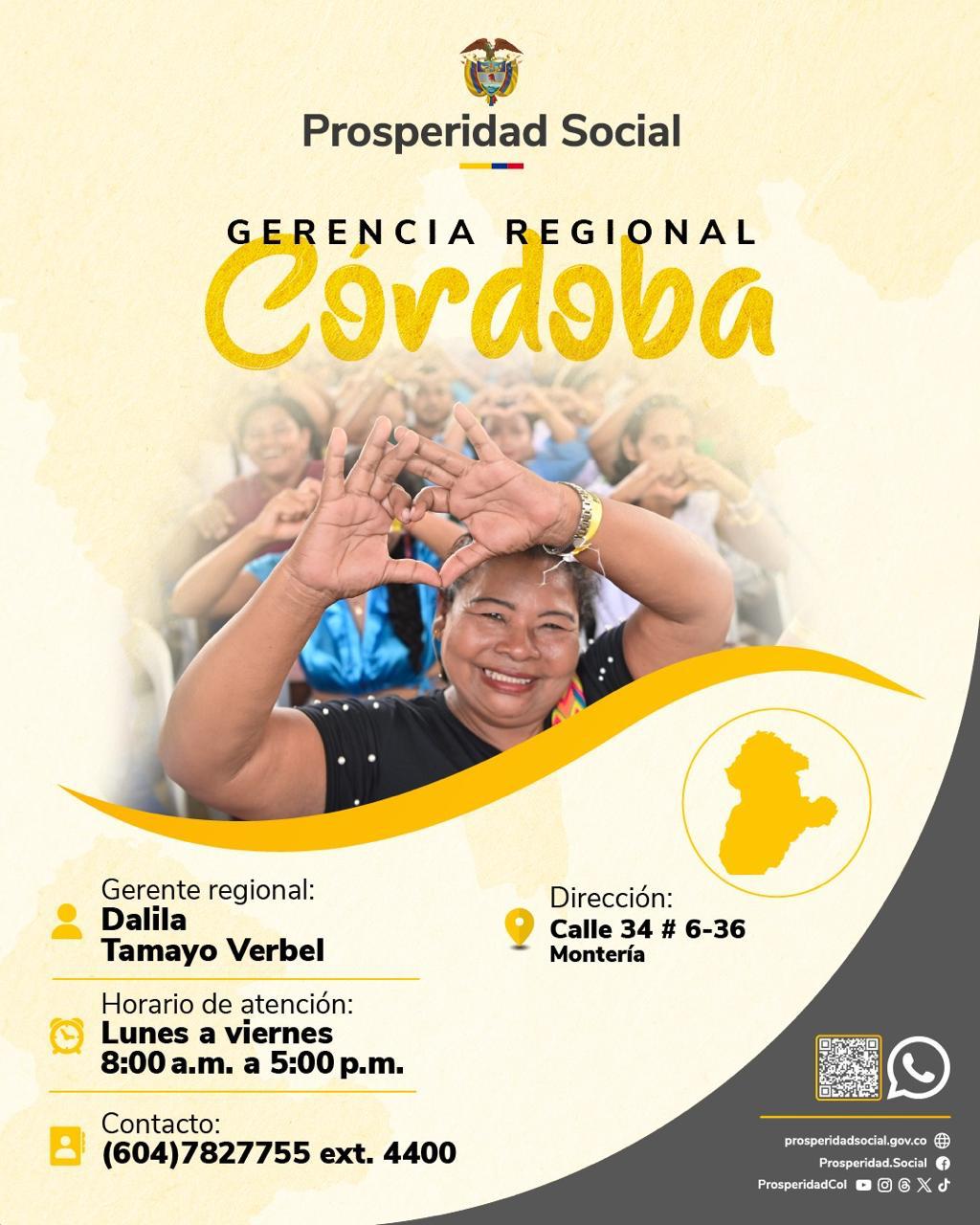 Cordoba: Prosperidad Social lanza nueva línea de comunicación con la ciudadanía