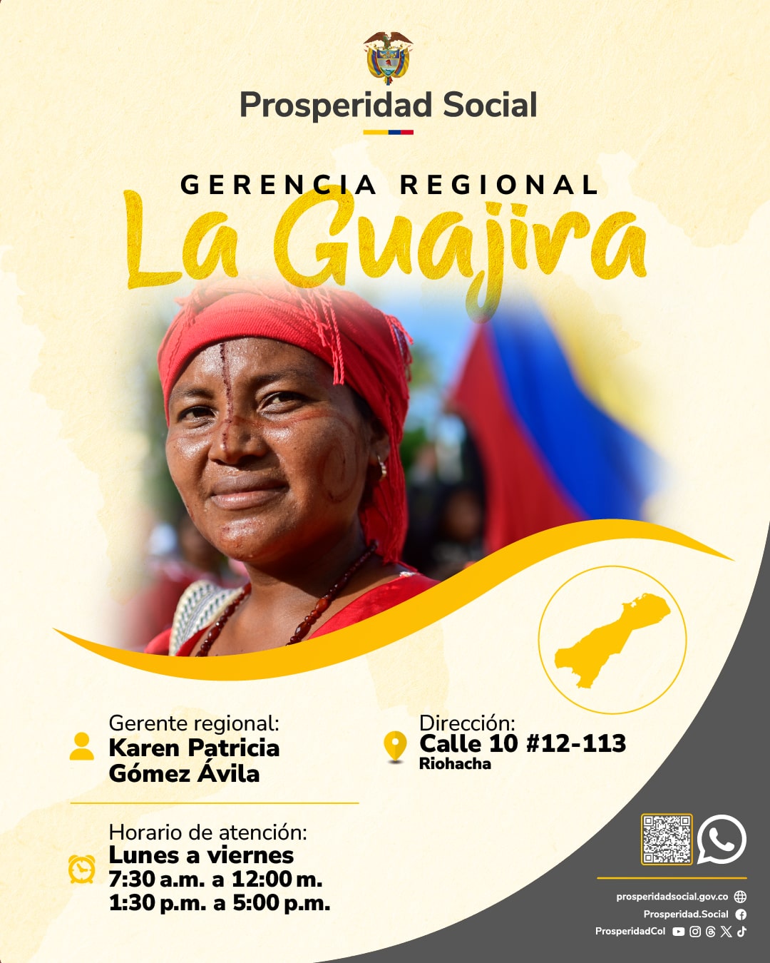 La Guajira: Prosperidad Social lanza nueva línea de comunicación con la ciudadanía