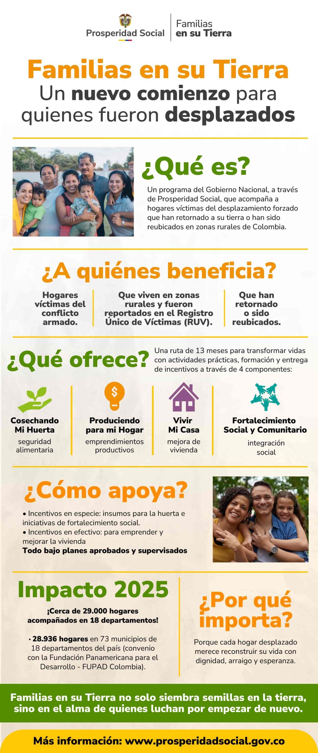 Familias en su Tierra