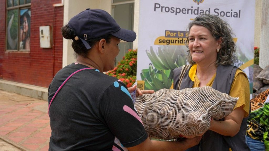 entrega de papa en Guaviare