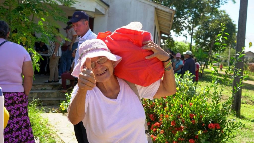 entrega de papa en Guaviare