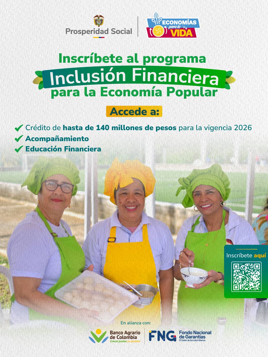 Prosperidad Social pone en marcha el programa Inclusión Financiera para la Economía Popular