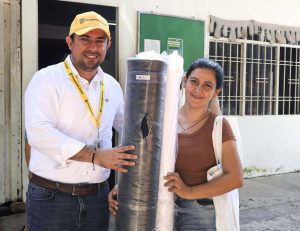 ENTREGA DE TELAS SANTANDER