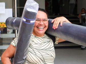 ENTREGA DE TELAS SANTANDER