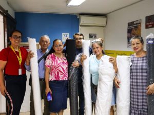 ENTREGA DE TELAS SANTANDER