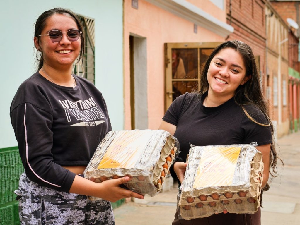 Entrega de alimentos - Cundinamarca