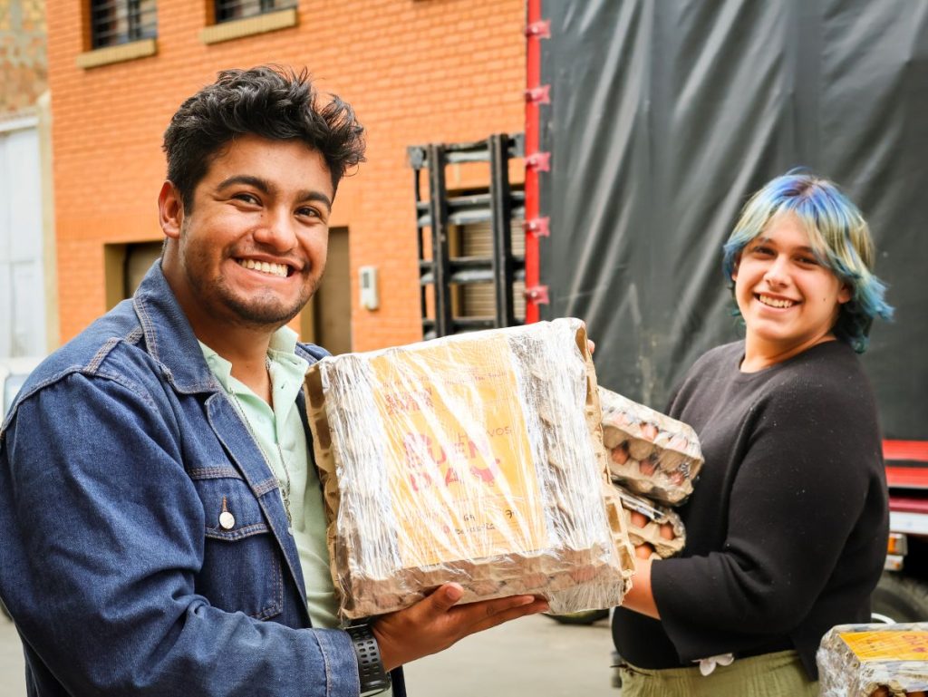 Entrega de alimentos - Cundinamarca