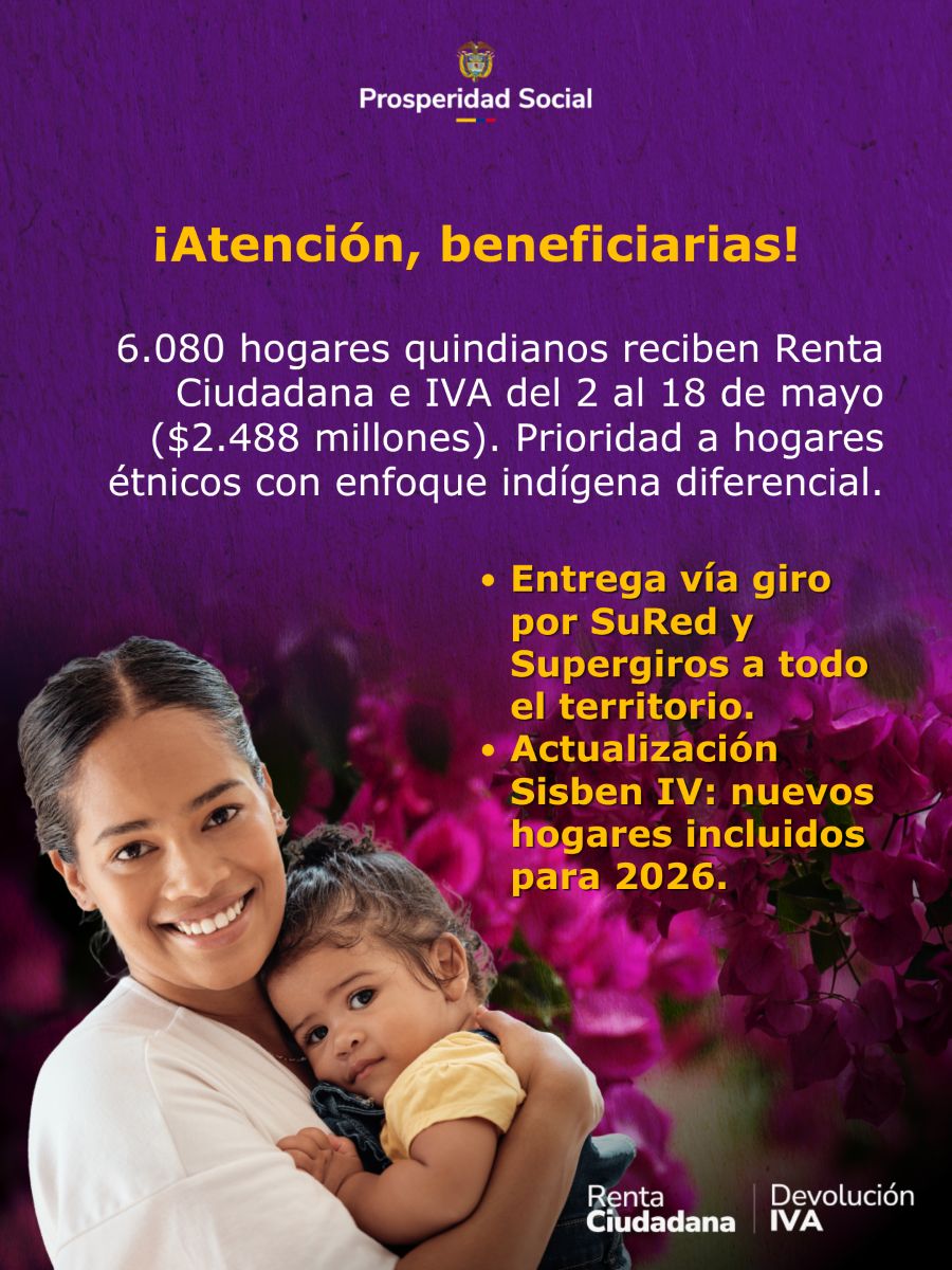 Renta Ciudadana - Devolución de IVA - Quindío