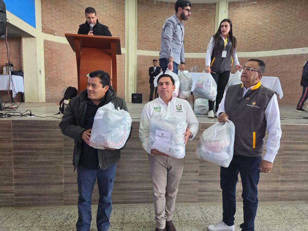 kits a familias vulnerables - Cucaita - Soracá