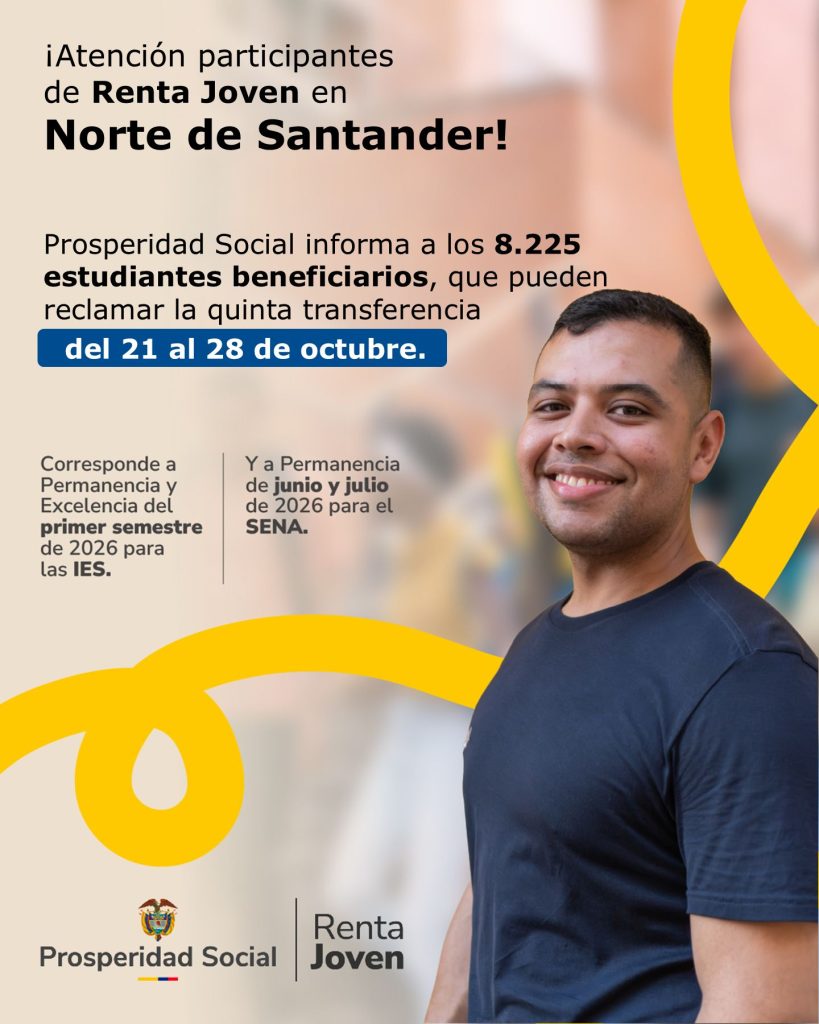 QUINTA ENTREGA RENTA JOVEN NORTE DE SANTANDER