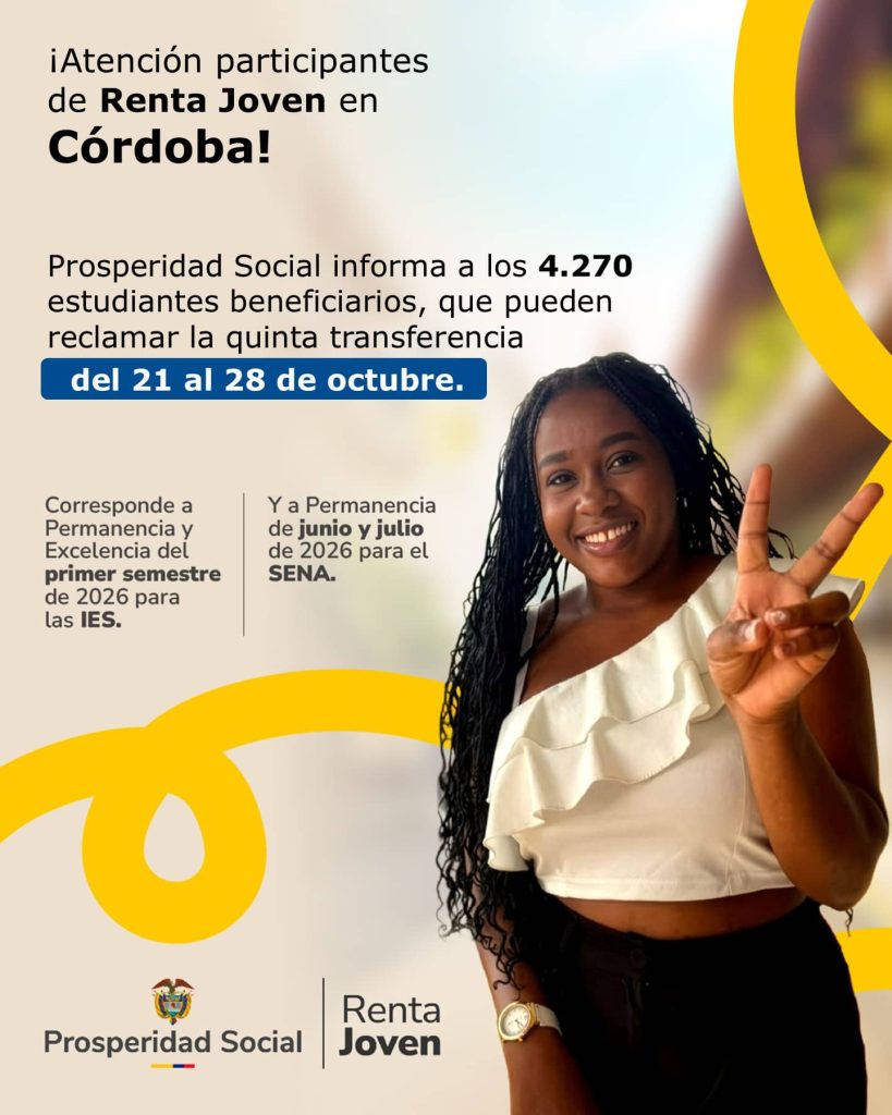 QUINTA ENTREGA RENTA JOVEN cordoba